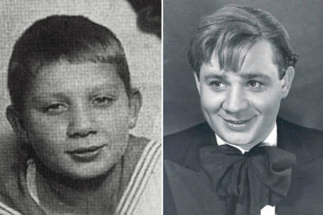 Евгений Леонов в детстве и молодости