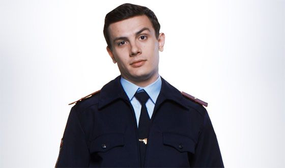 Юрий Николаенко на съемках сериала «Улица»
